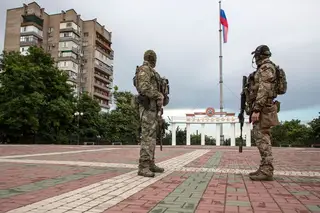 Русские войска в Мелитополе