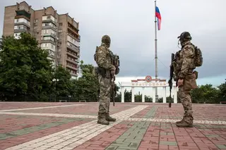 Русские войска в Мелитополе