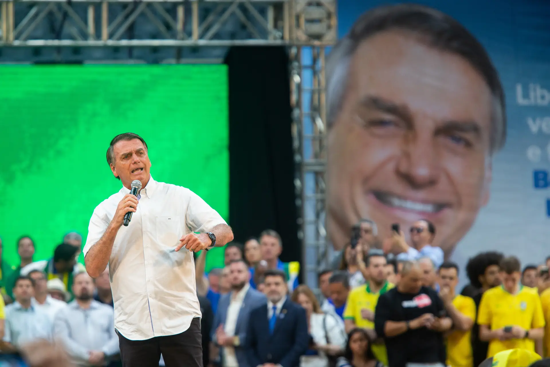 Jair Bolsonaro foi formalizado como candidato do Partido Liberal às presidenciais de outubro, no passado domingo 