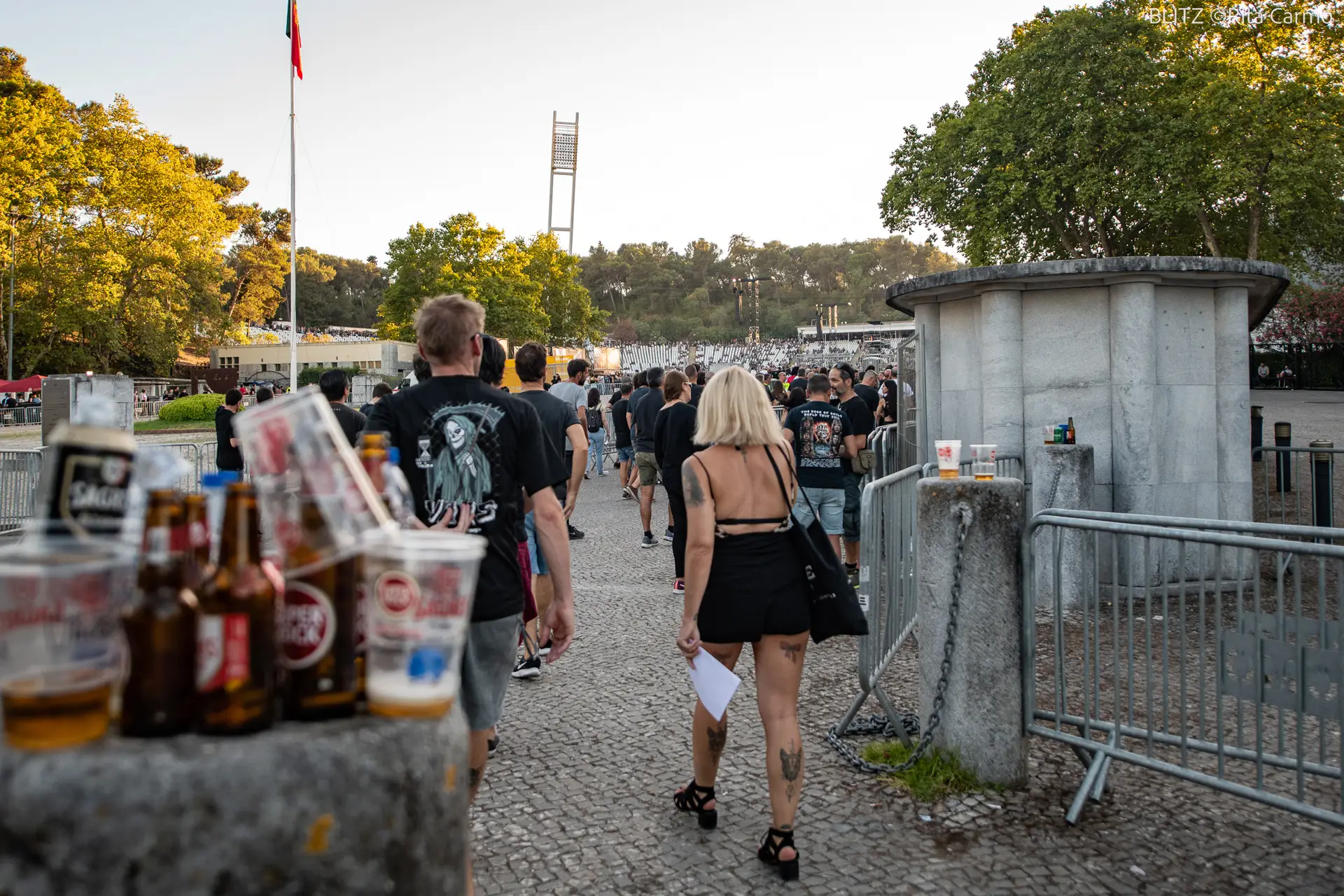 Iron Maiden atmosphere, National Stadium, Lisbon