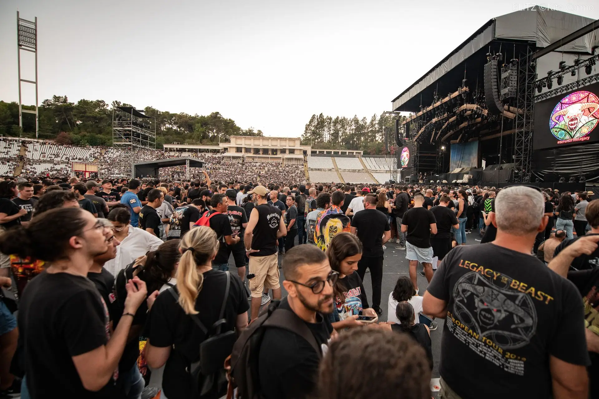 Iron Maiden atmosphere, National Stadium, Lisbon