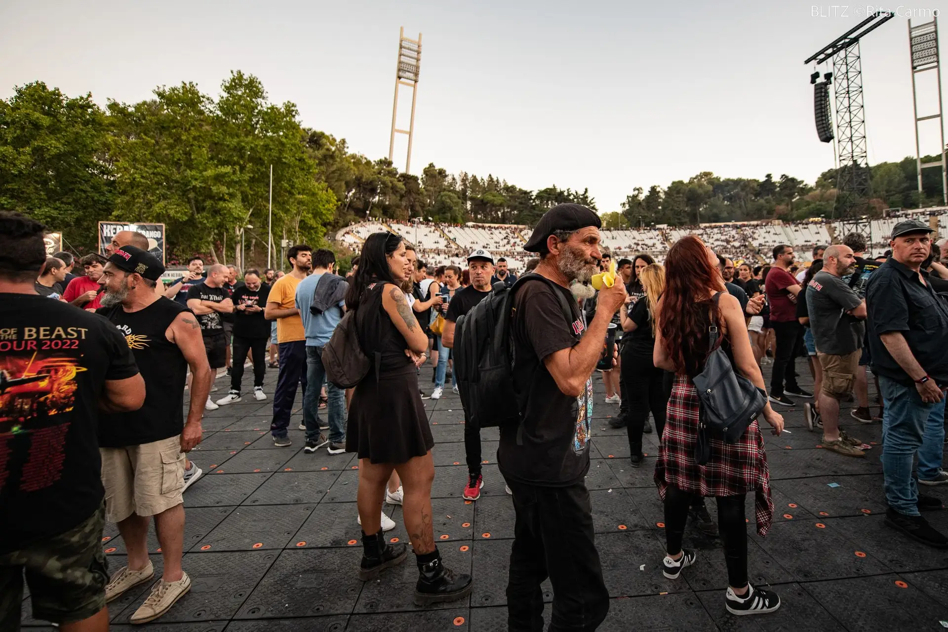 Iron Maiden atmosphere, National Stadium, Lisbon