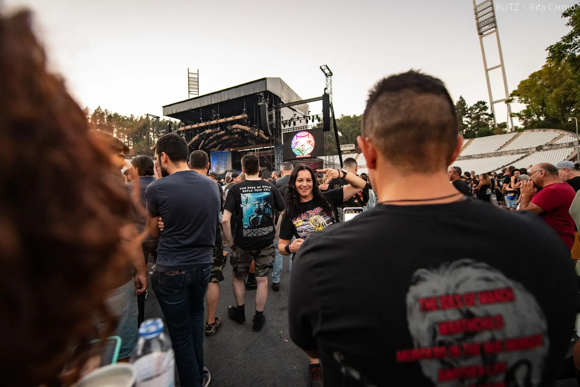 Iron Maiden atmosphere, National Stadium, Lisbon