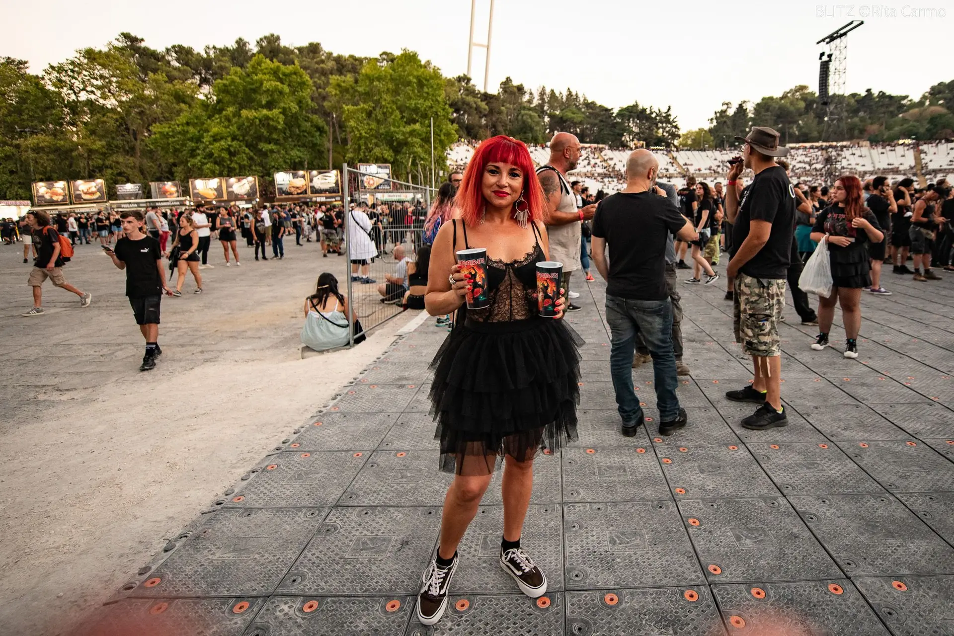 Iron Maiden atmosphere, National Stadium, Lisbon