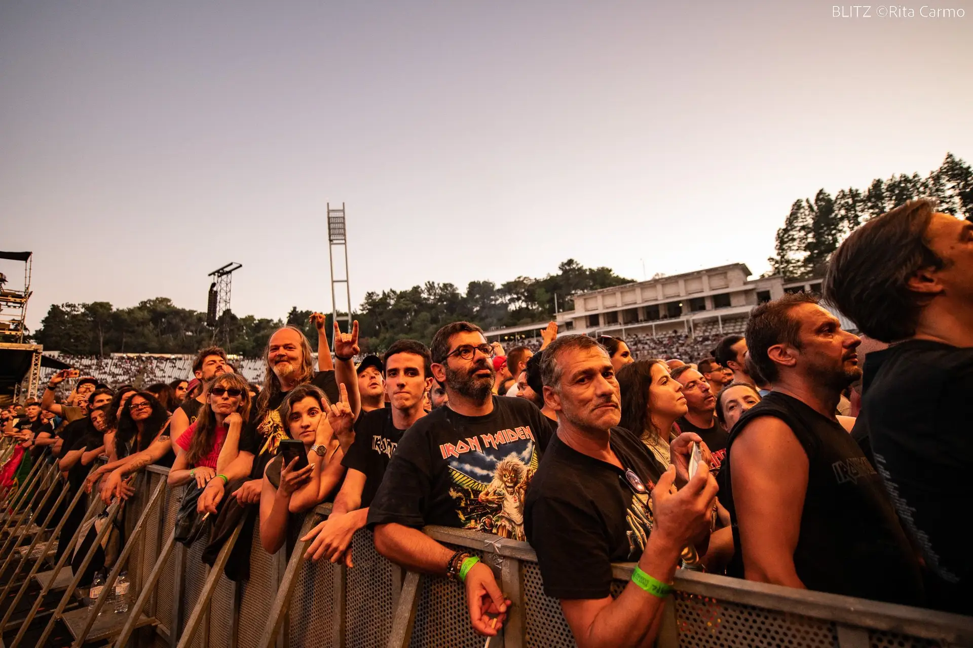 Iron Maiden atmosphere, National Stadium, Lisbon