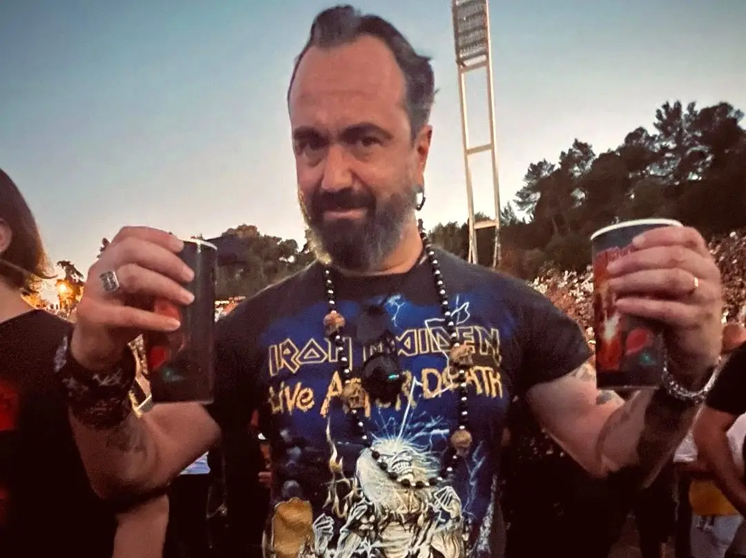 Fernando Ribeiro dos Moonspell foi ver Iron Maiden: “Eles são a sério. Up the Irons!”