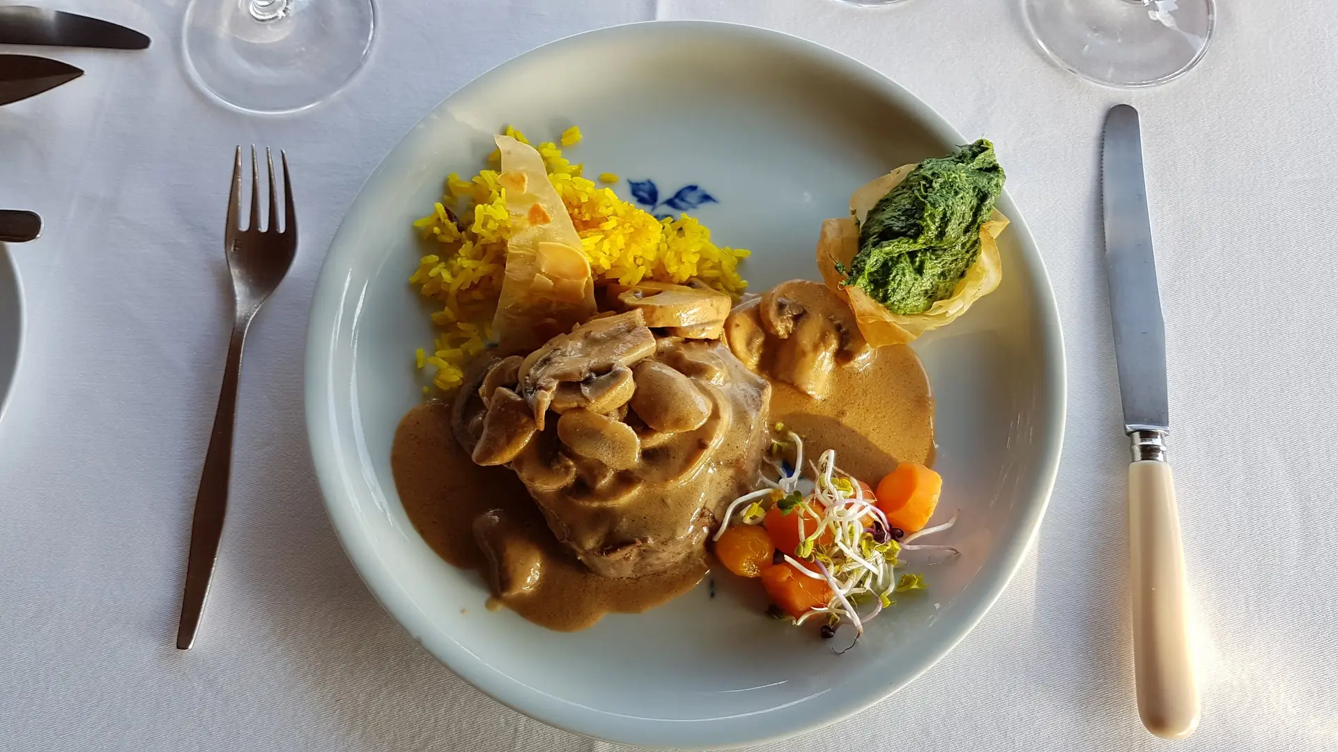 Oferta gastronómica do Restaurante Portucale