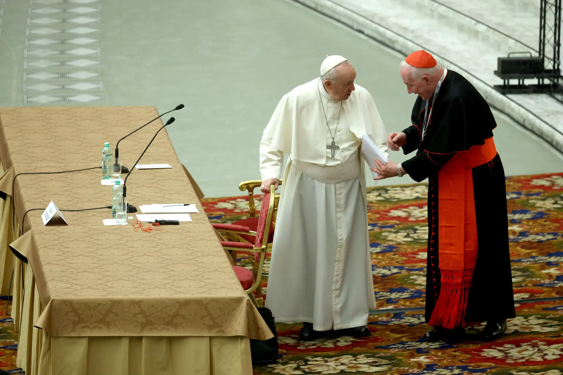 Papa Francisco e o cardeal Marc Ouellet