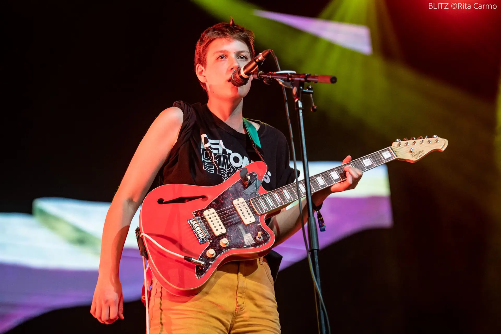 Porridge Radio no Vodafone Paredes de Coura 2022