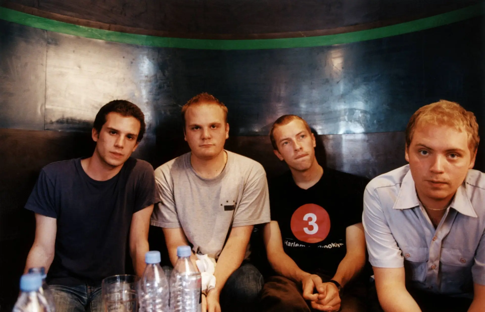 Os Coldplay em agosto de 2000