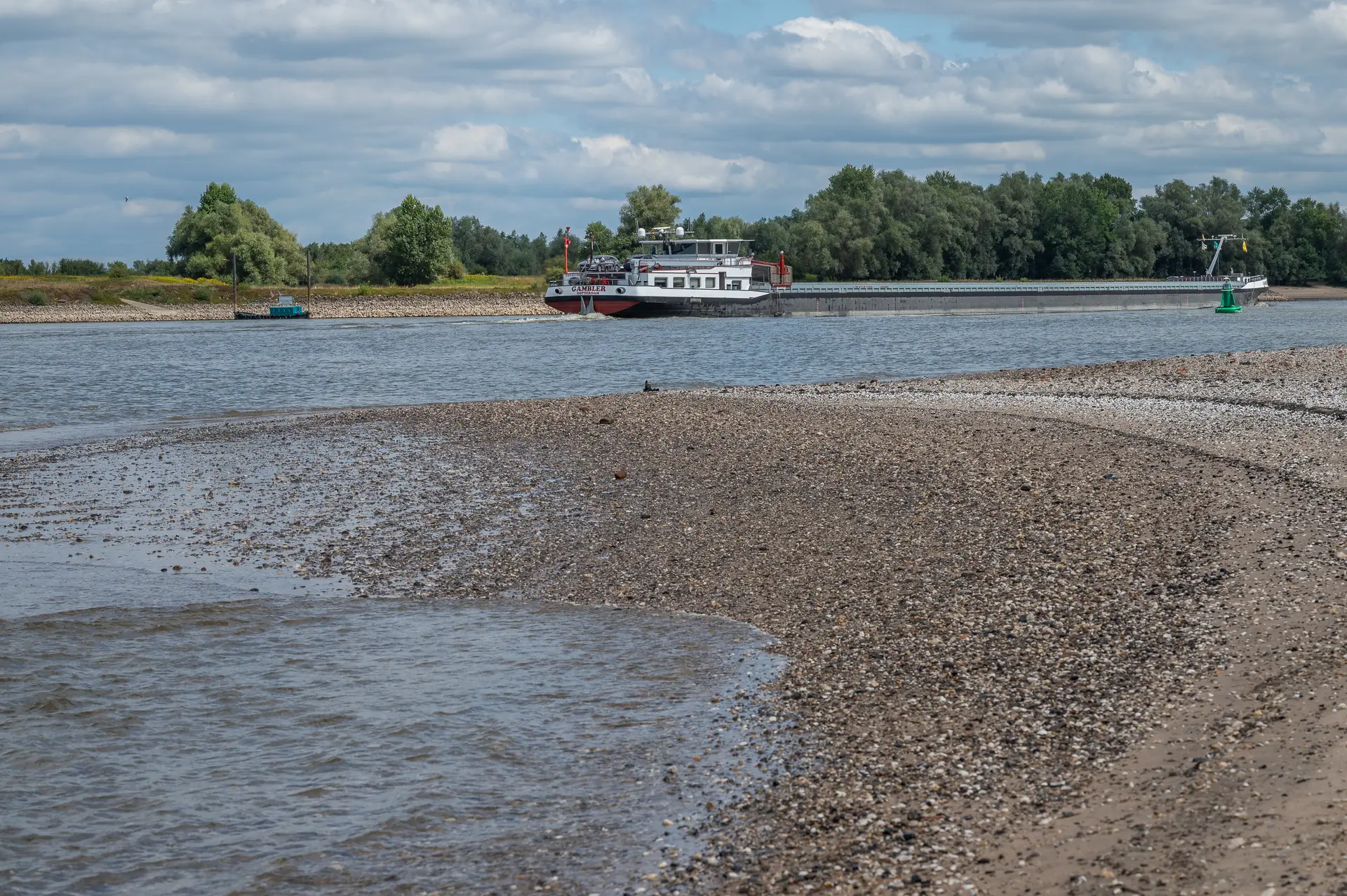 Nível médio do rio Reno atinge registo mais baixo em agosto nos Países Baixos