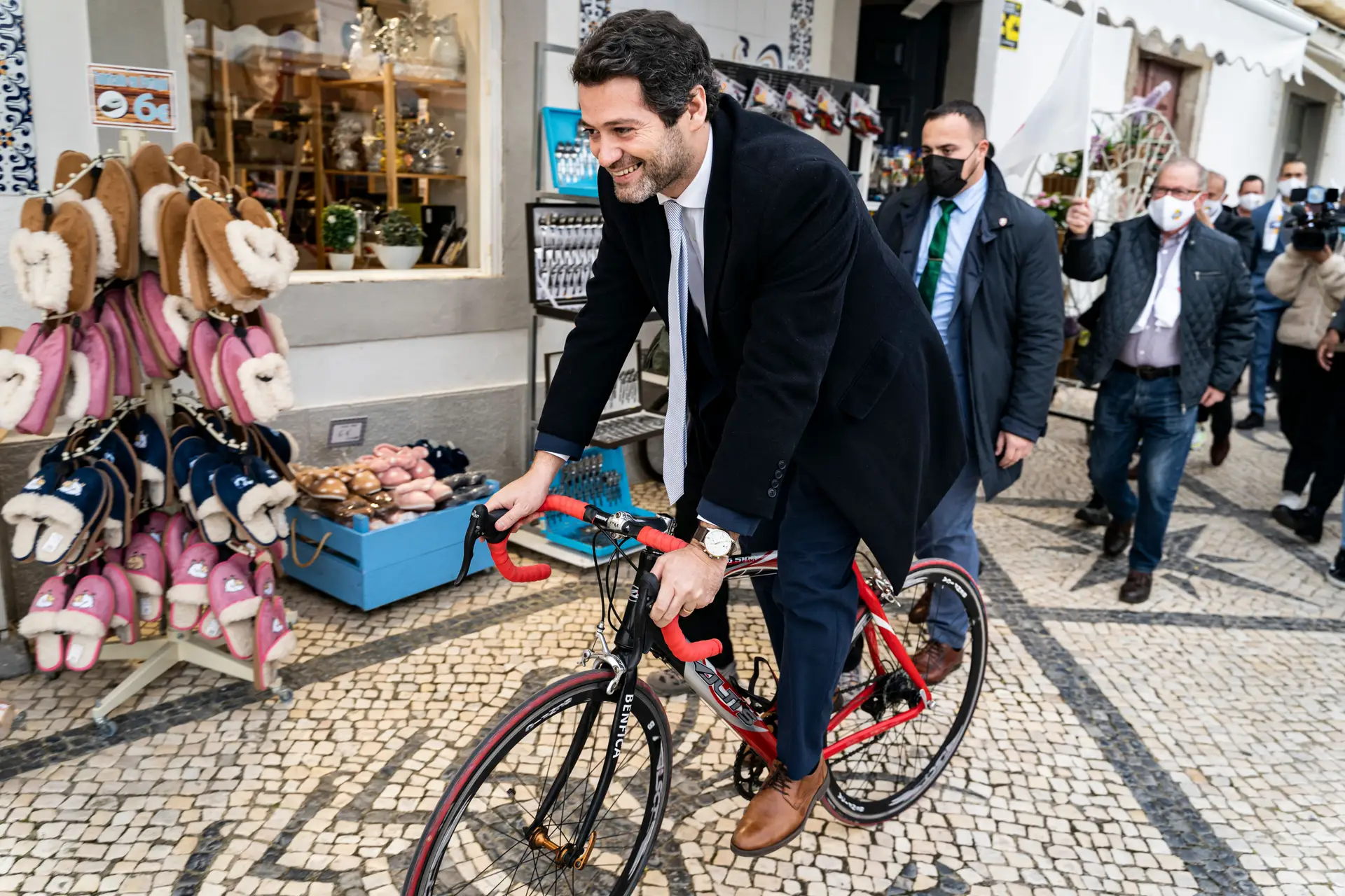 André Ventura em campanha para as legislativas 2022