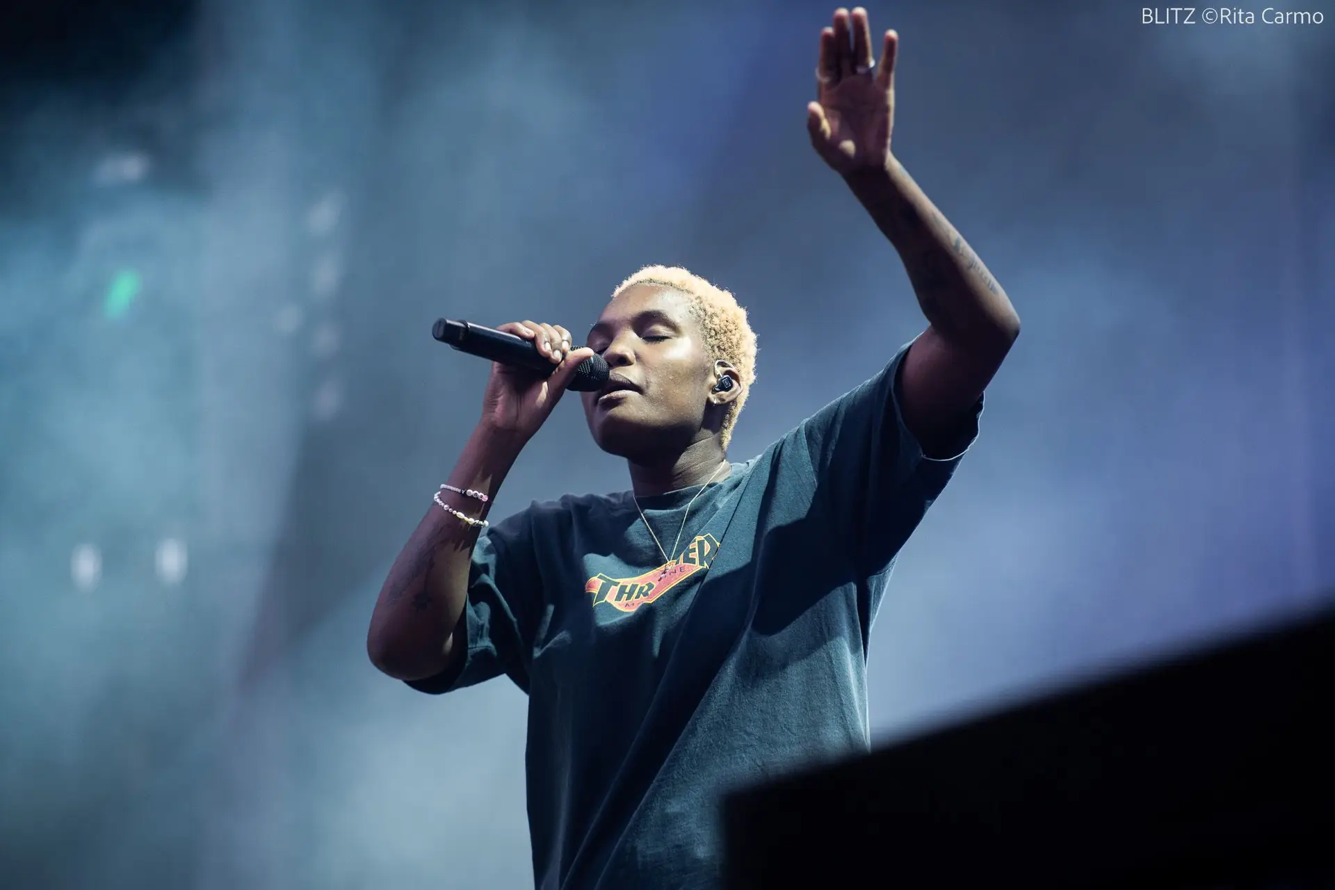 Arlo Parks no Vodafone Paredes de Coura 2022