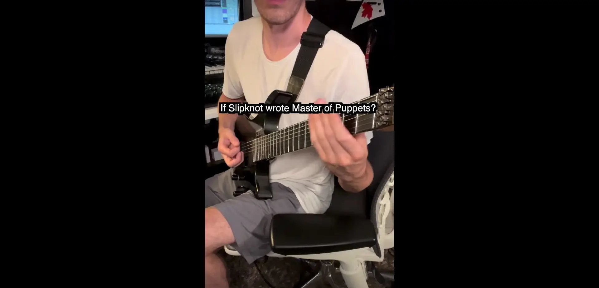 'Master of Puppets', dos Metallica, ao estilo dos Slipknot? É por aqui