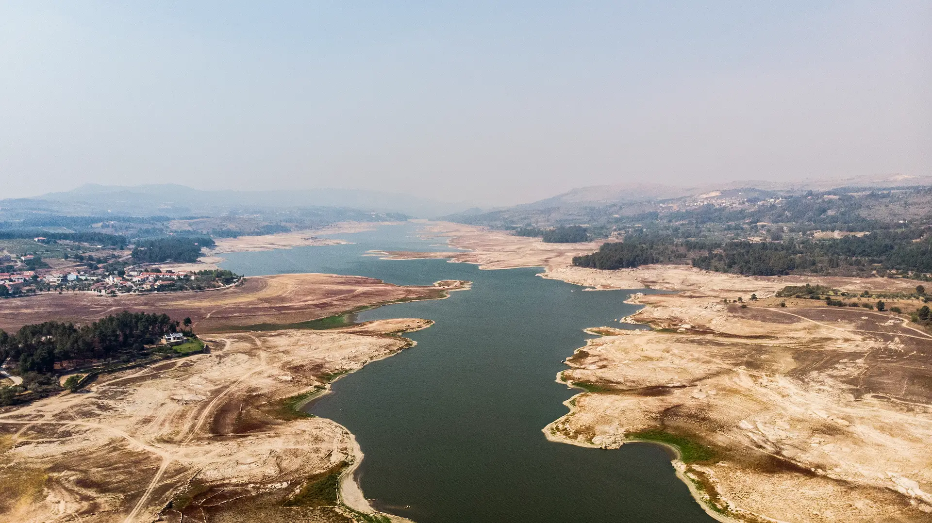 A barragem do Vilar-Tabuaço, na bacia do Douro, está a 14% da capacidade