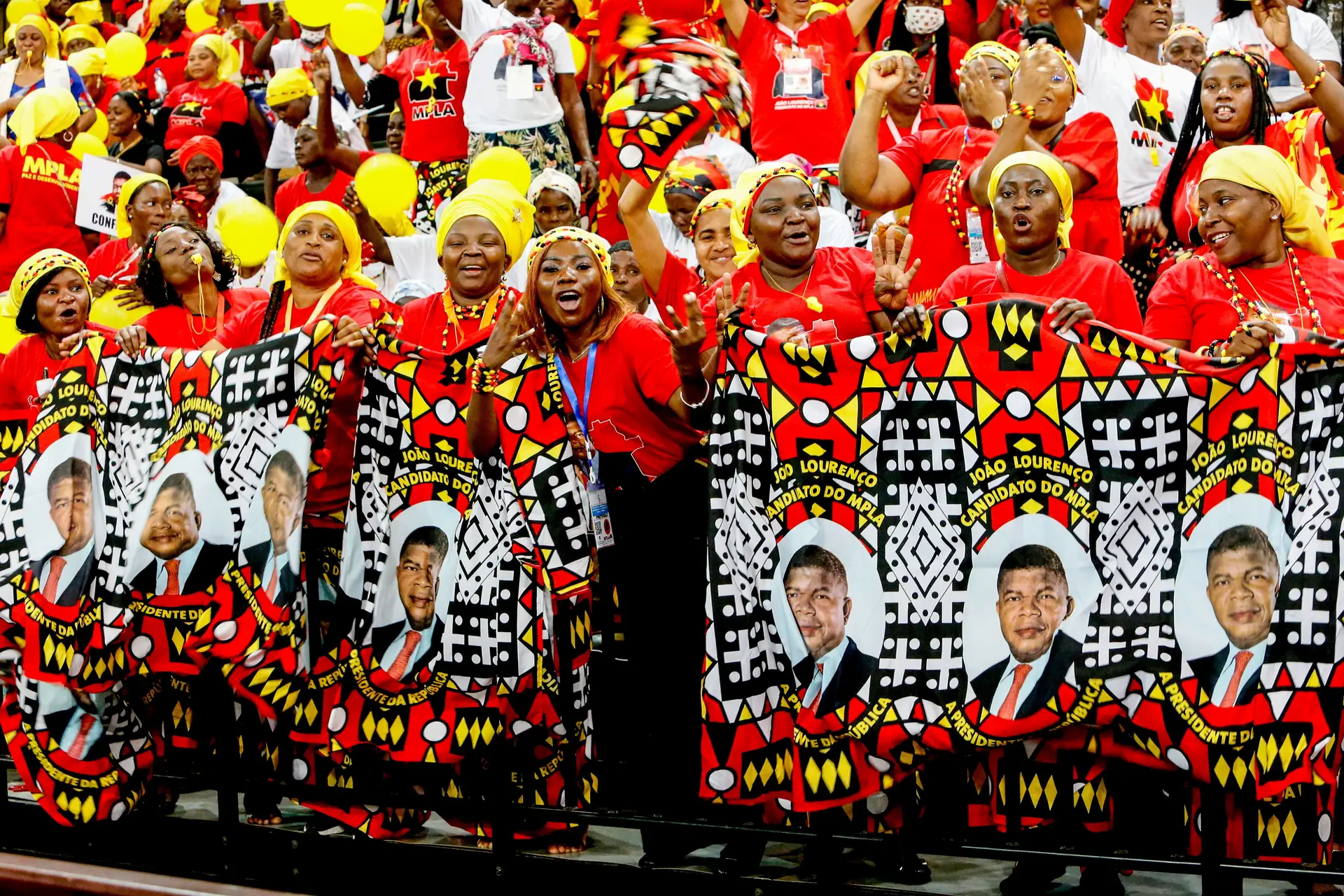 Ação de campanha do MPLA, em Luanda