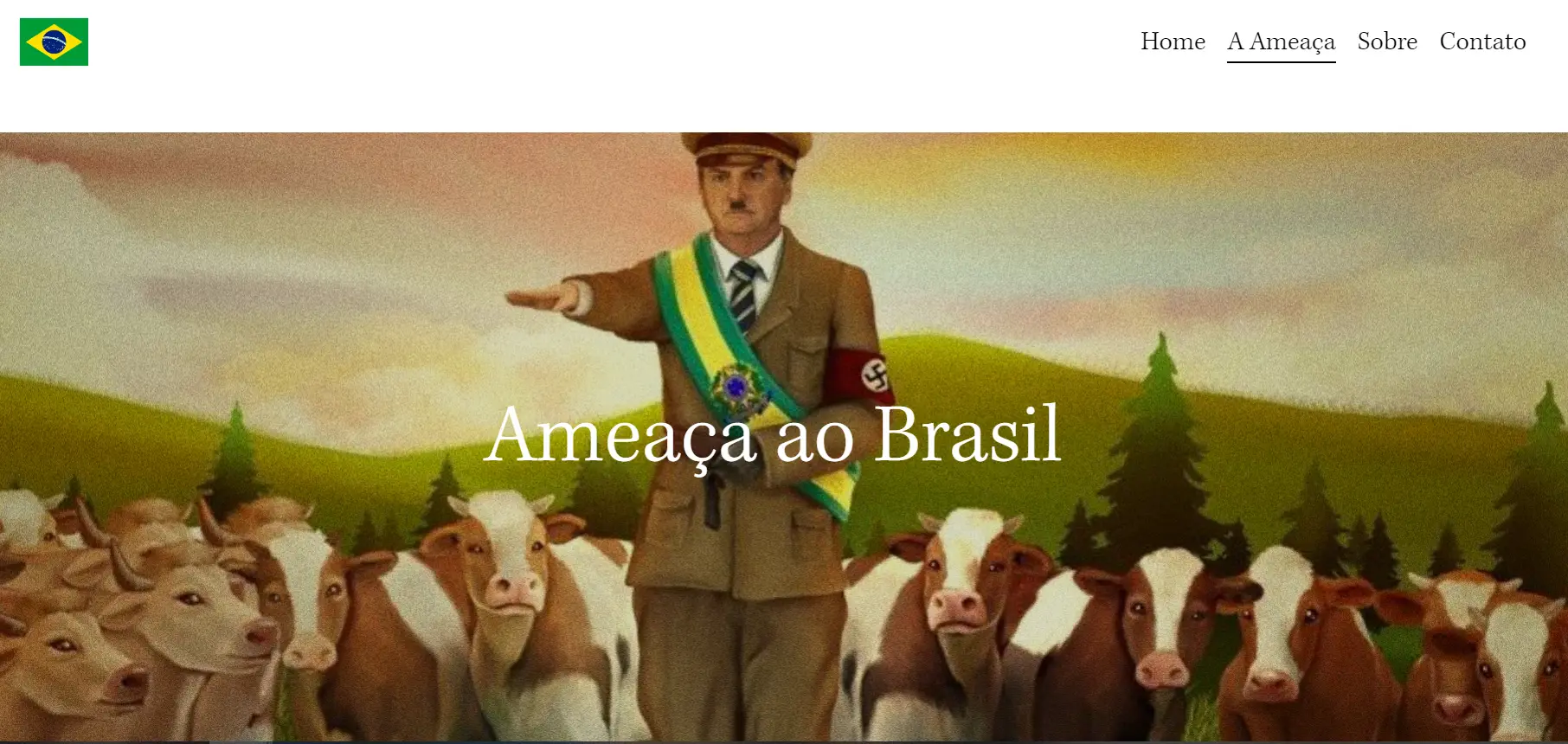 Site bolsonaro.com.br transforma-se em manifesto contra Presidente brasileiro
