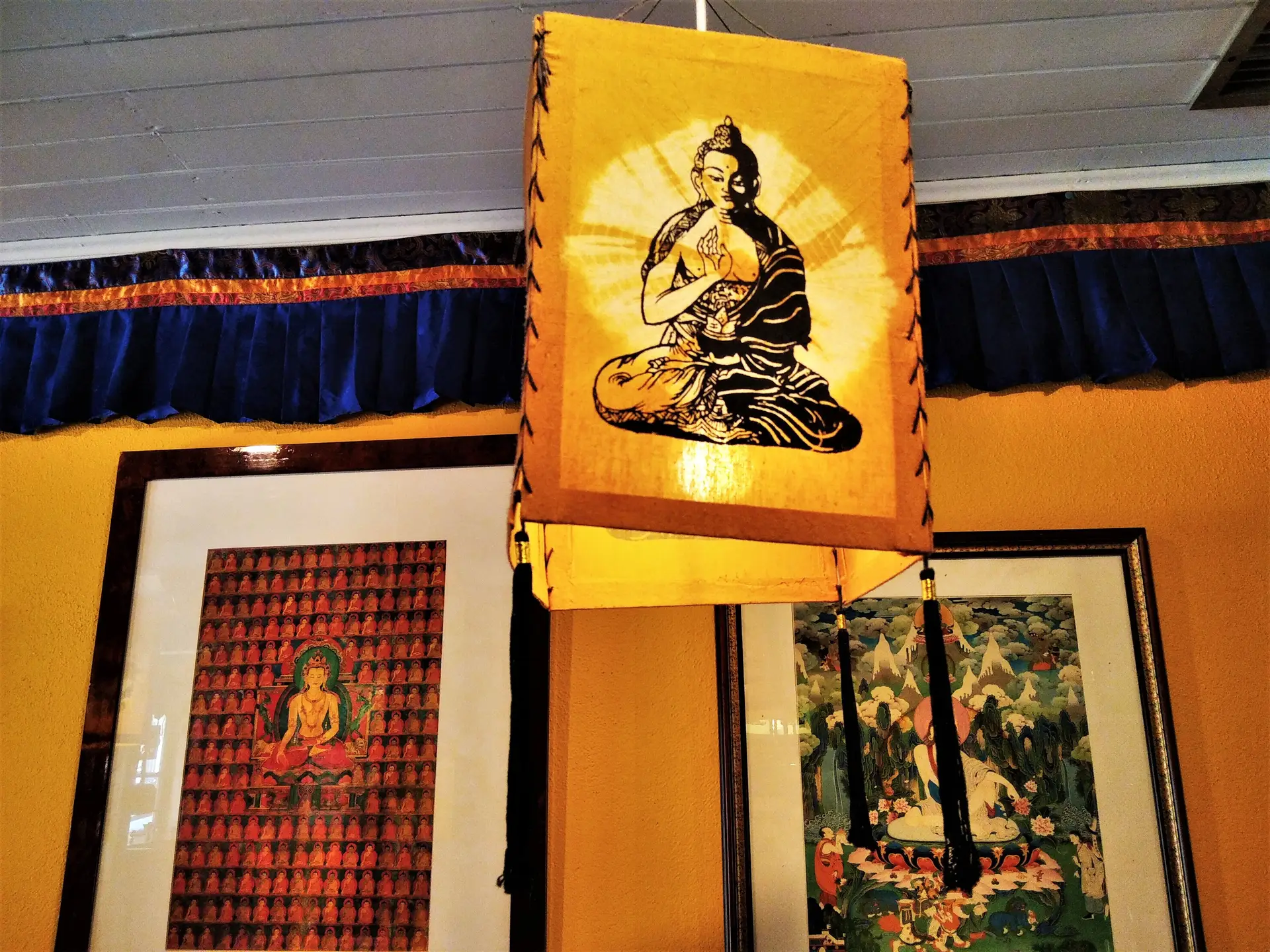 Decoração do restaurante