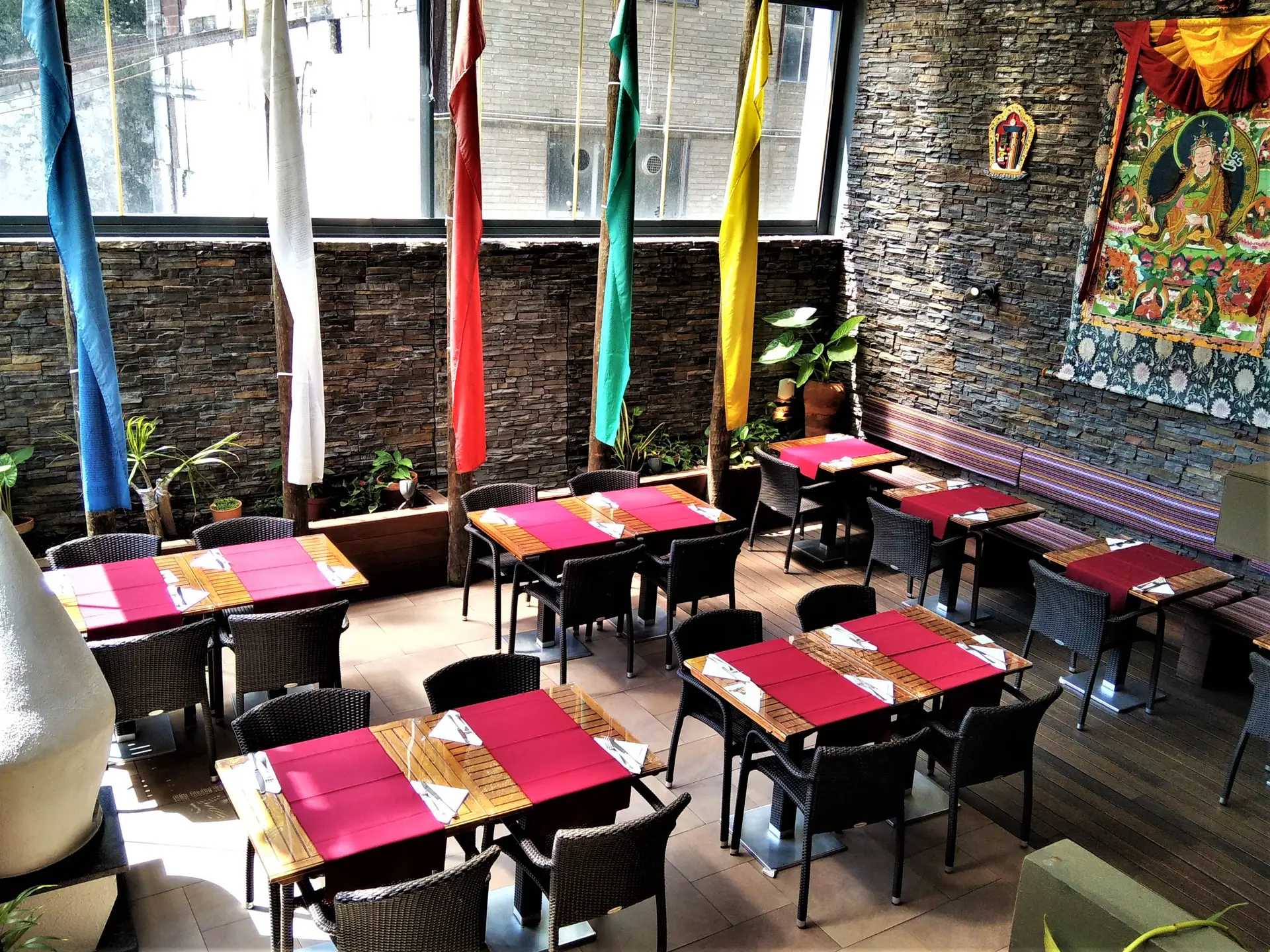 Jardim de Inverno do restaurante