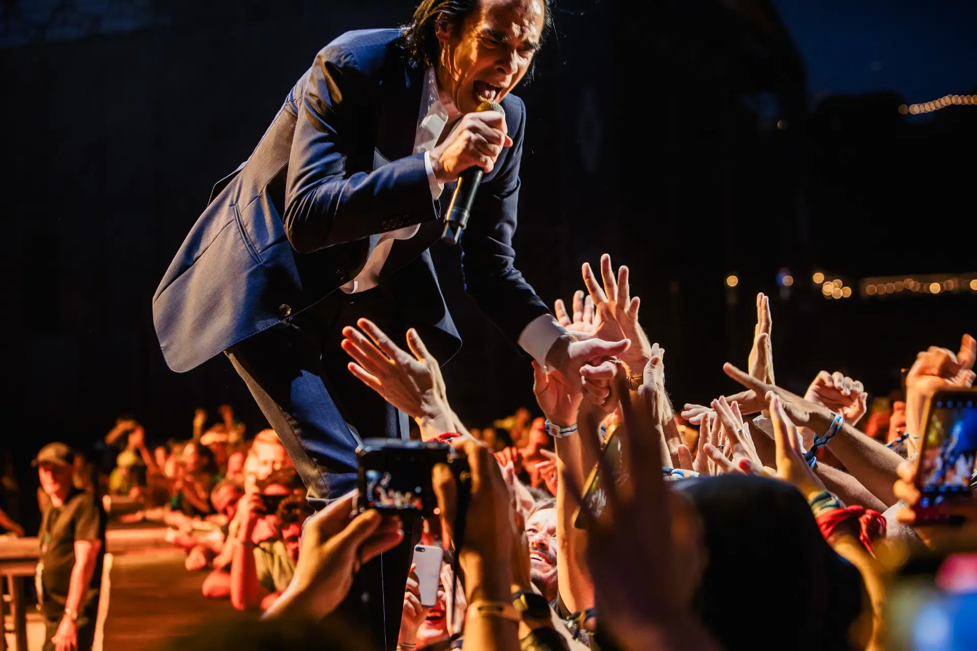 Nick Cave & the Bad Seeds no festival Cala Mijas, Málaga (Espanha), 2 de setembro de 2022