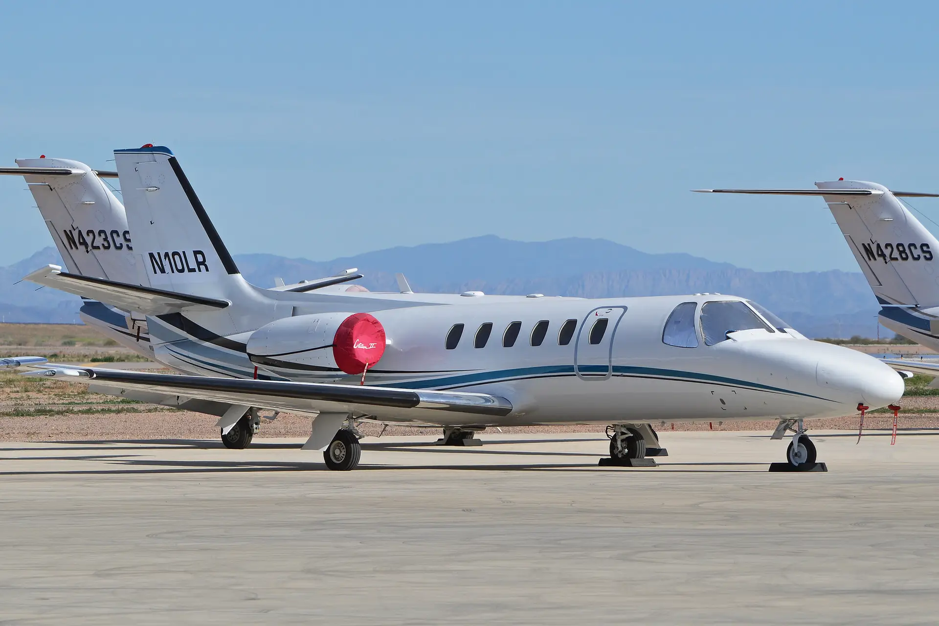 Um Cessna 551-0122, em Phoenix, nos EUA, em 2014. Foi um modelo semelhante que se despenhou este domingo no Báltico