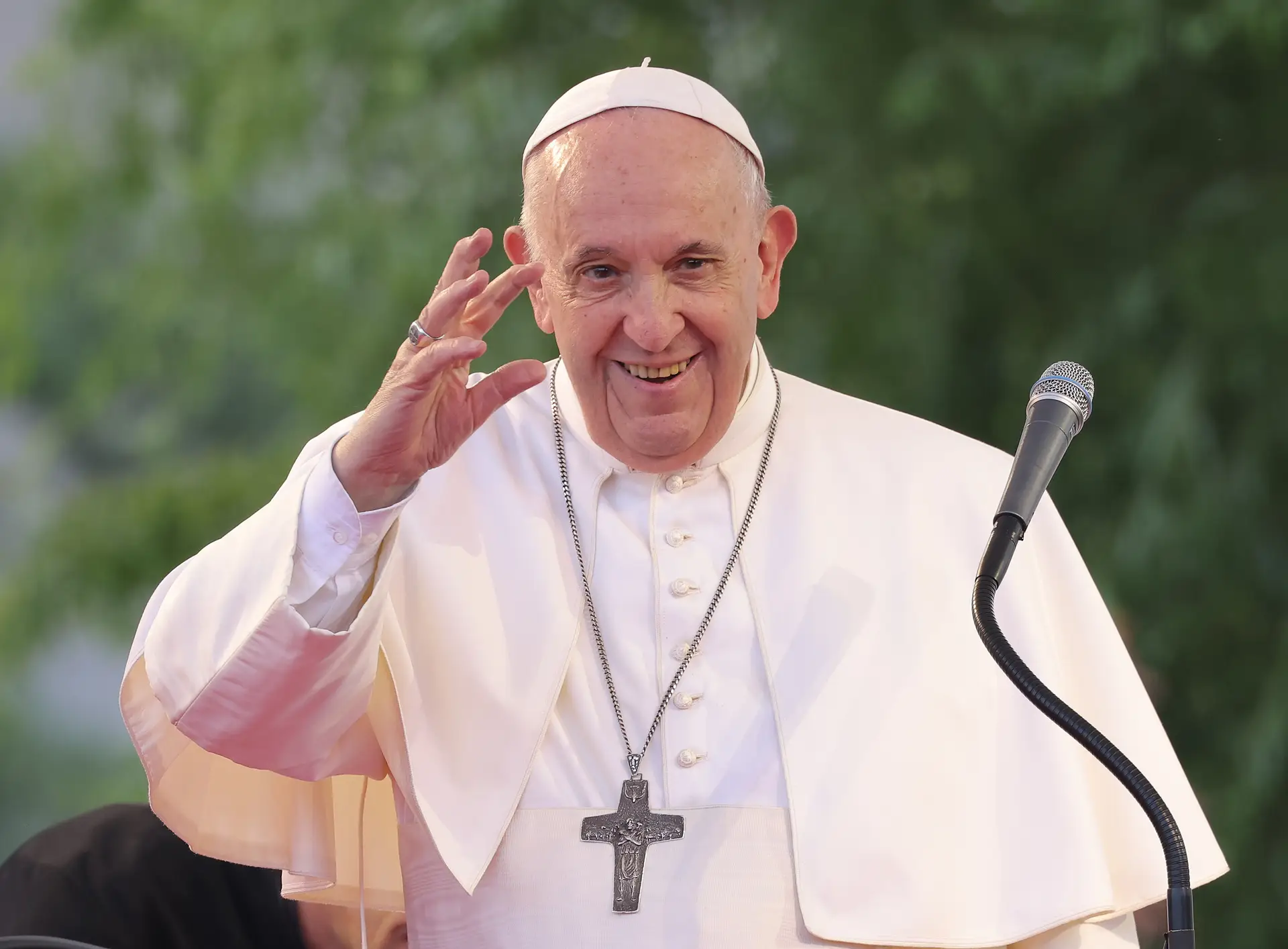 Papa diz que "a terra está a arder" e pede modelos económicos amigos do ambiente
