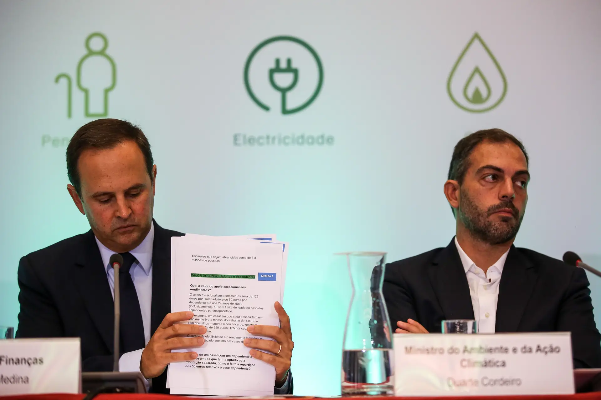 Fernando Medina e Duarte Cordeiro