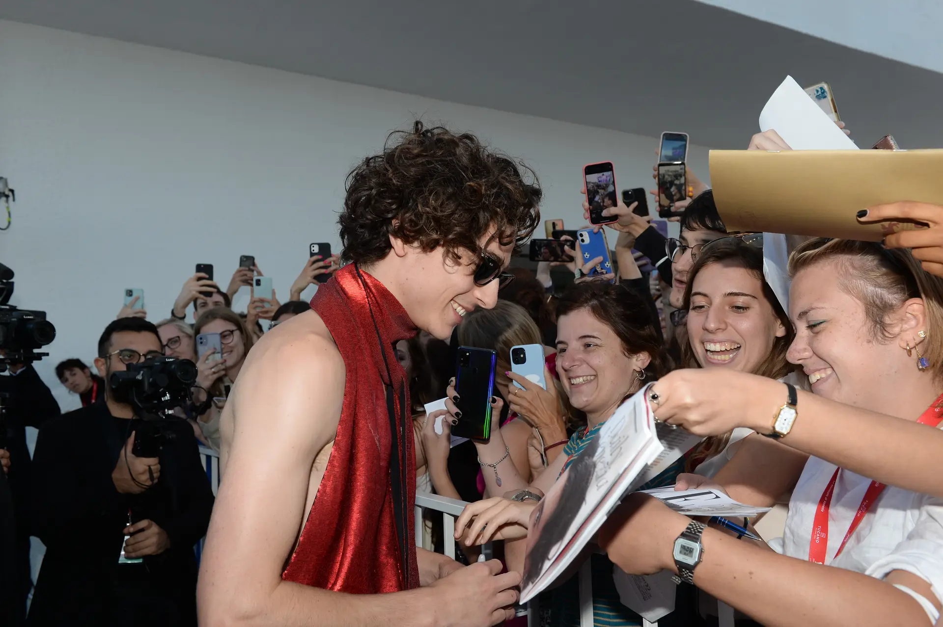 Chalamet foi, em Veneza, o delírio dos fãs