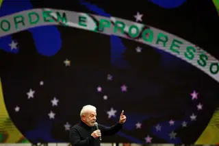 No comício evangélico do candidato à Presidência do Brasil: O culto Lula
