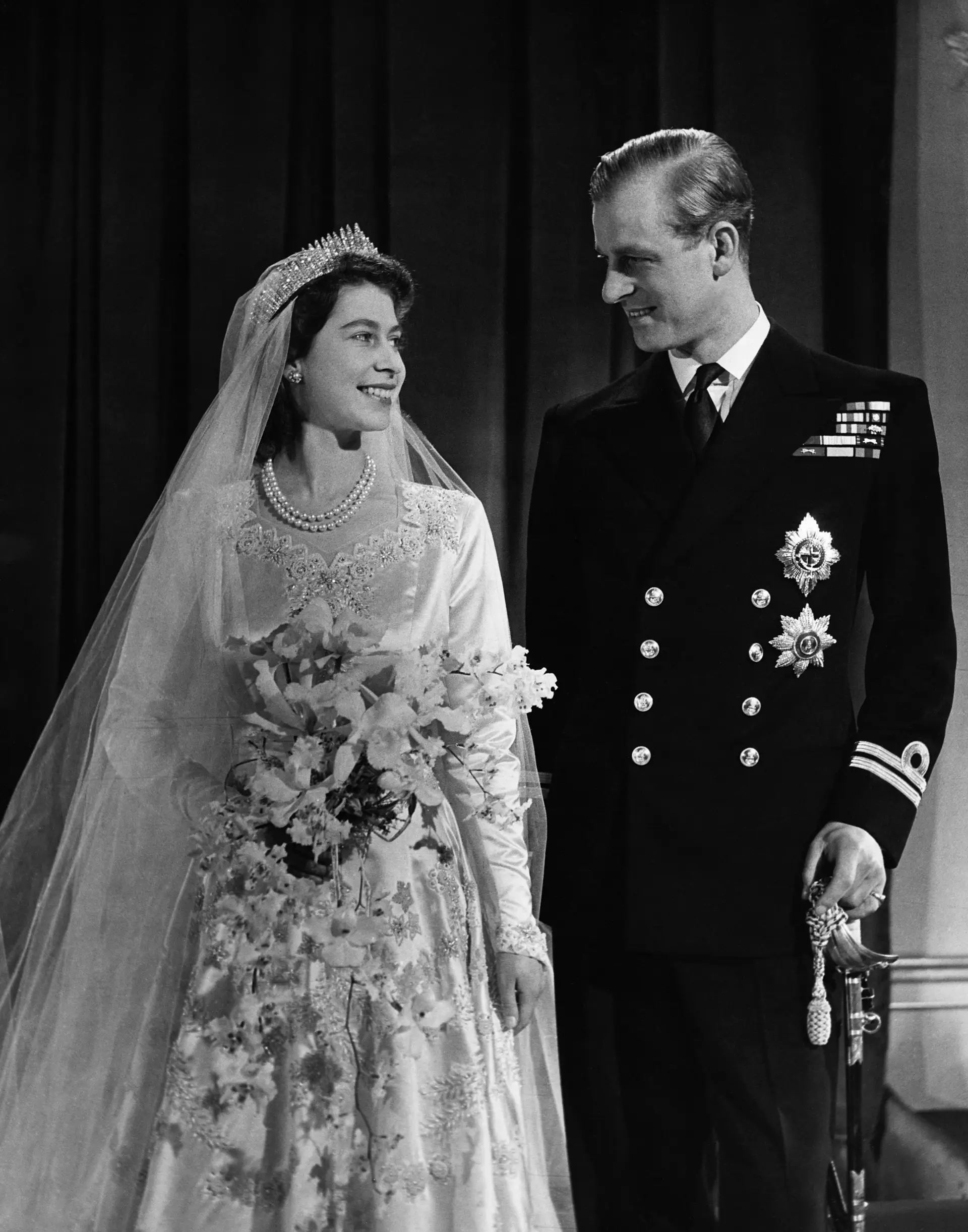 Isabel e Filipe casaram-se a 20 de novembro de 1947, na Abadia de Westminster, em Londres