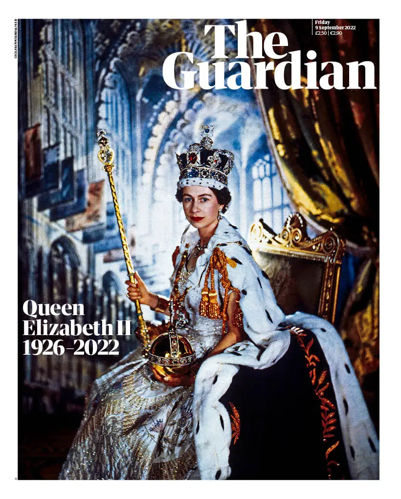 "O luto é o preço que pagamos pelo amor": as capas de jornais no adeus a Isabel II