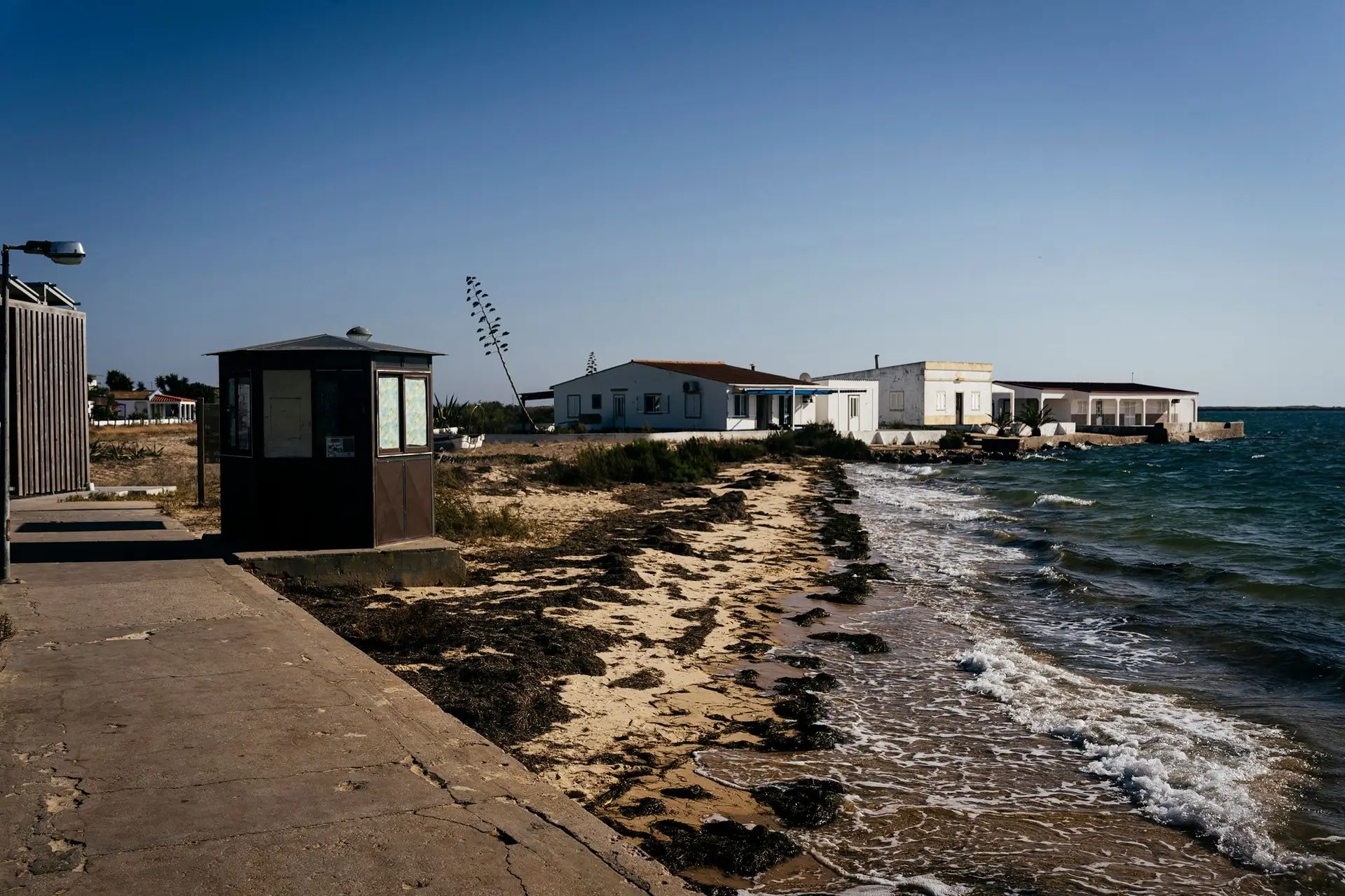A Ilha da Culatra fica ao largo de Olhão, no Algarve