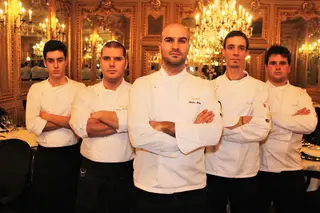 chef Hélder Martins, com a equipa, liderou a cozinha do Tavares de 2014 ao final de 2019
