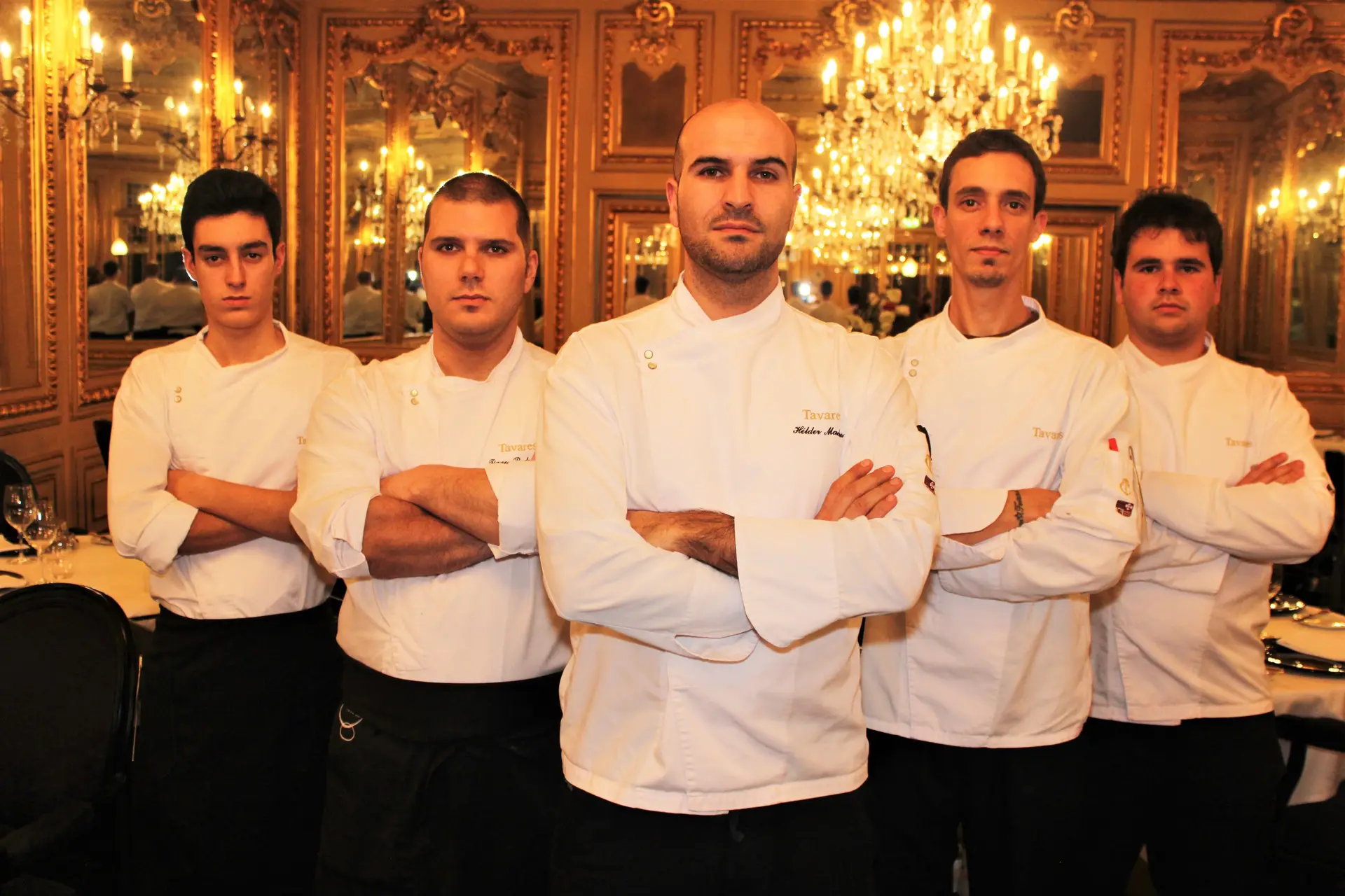chef Hélder Martins, com a equipa, liderou a cozinha do Tavares de 2014 ao final de 2019
