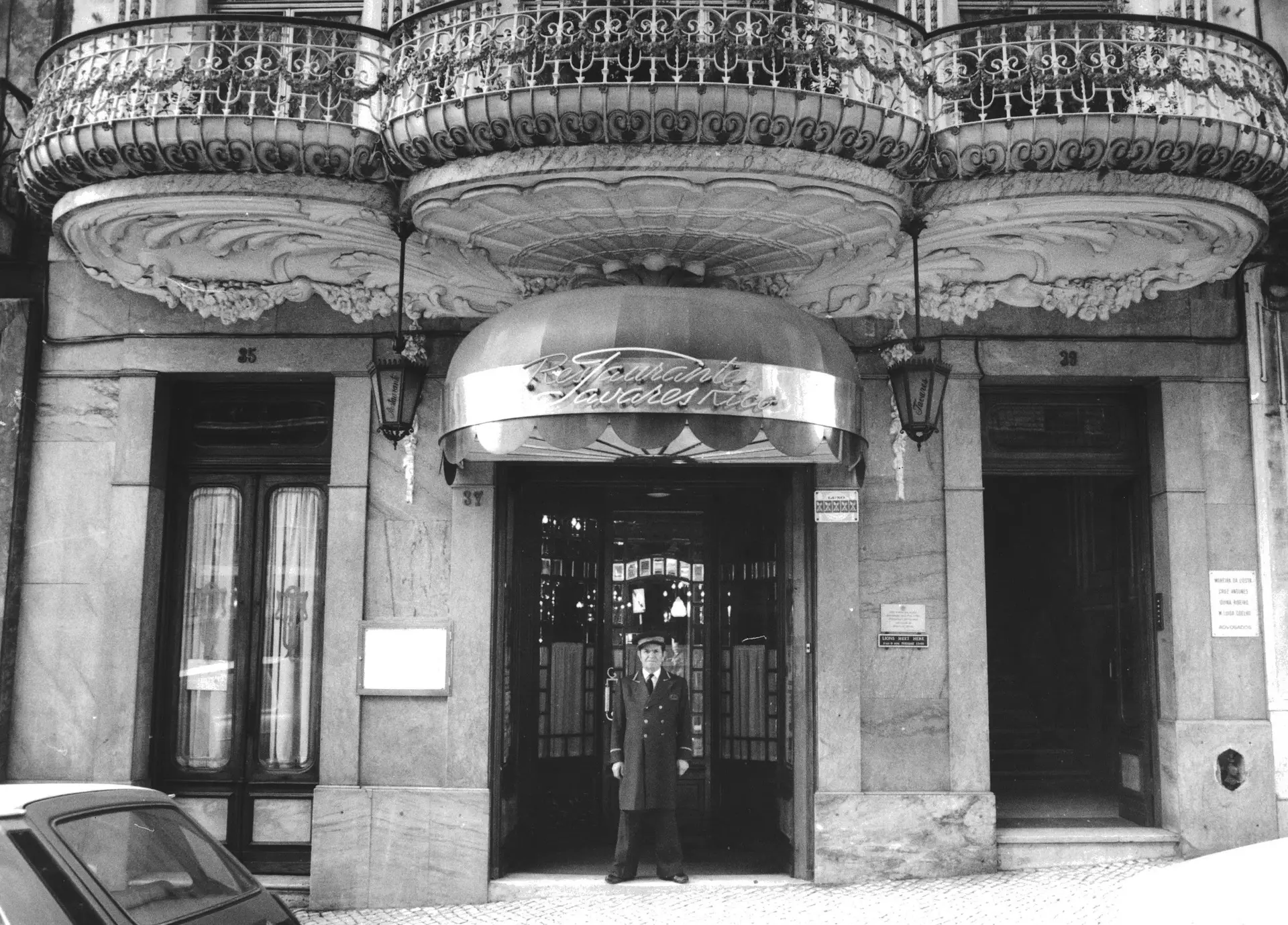 Fachada do restaurante Tavares em foto de arquivo