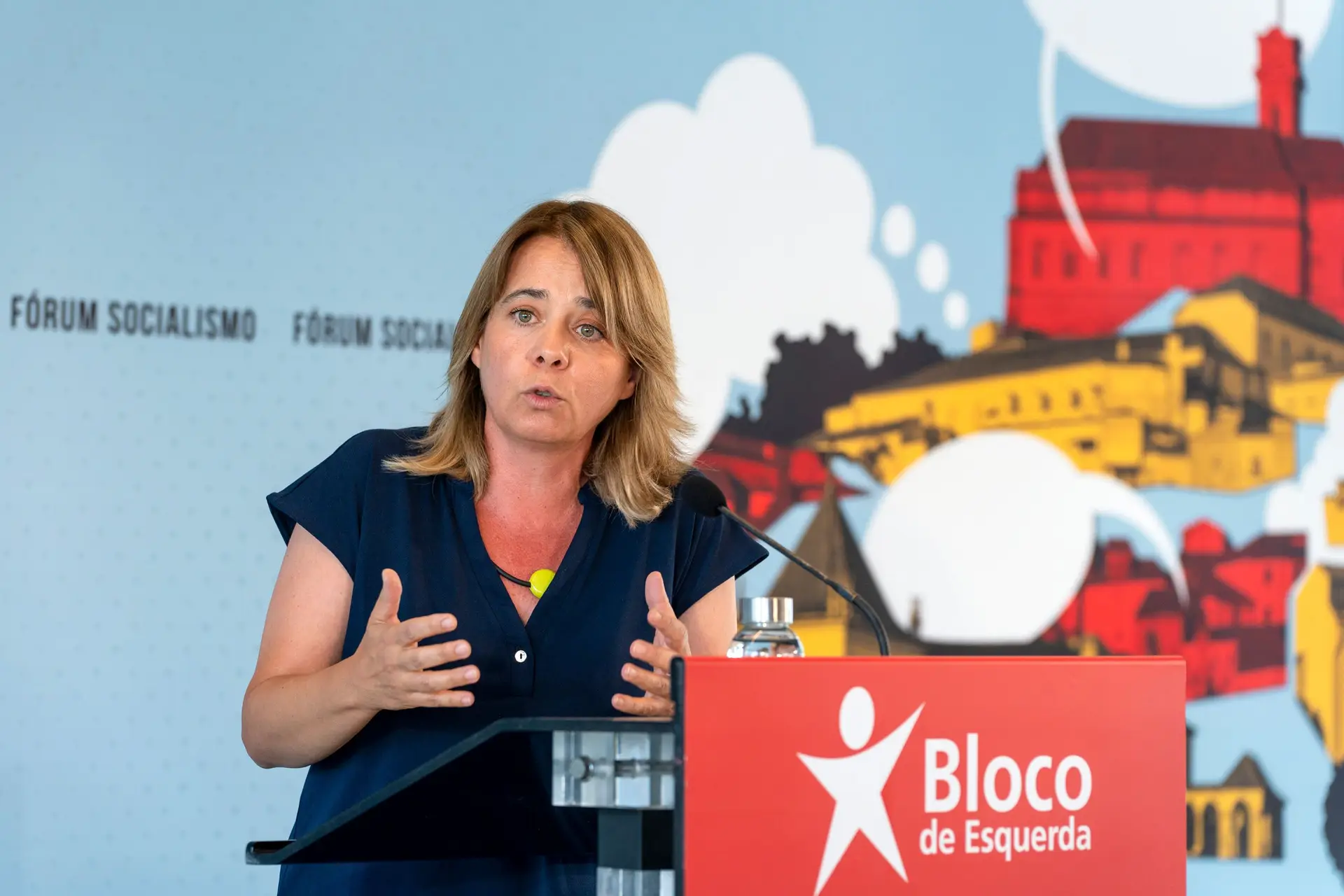 Catarina Martins, líder do Bloco de Esquerda