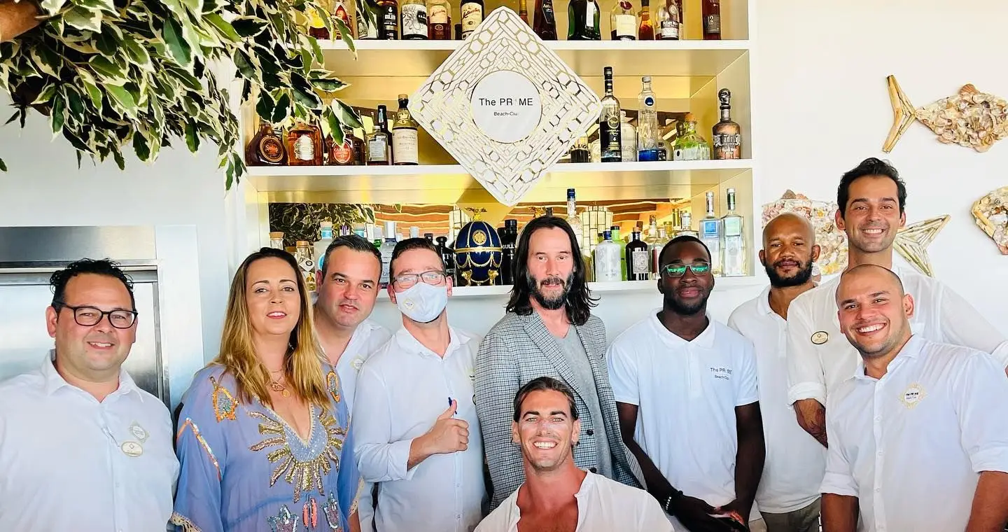 Keanu Reeves passa férias no Algarve