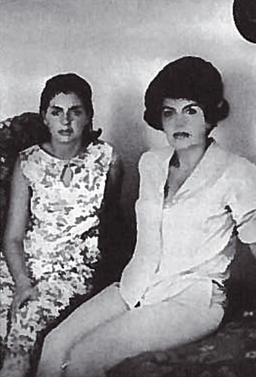 junto da mãe,Armanda, com quem partilhava a paixão por cremes e perfumes