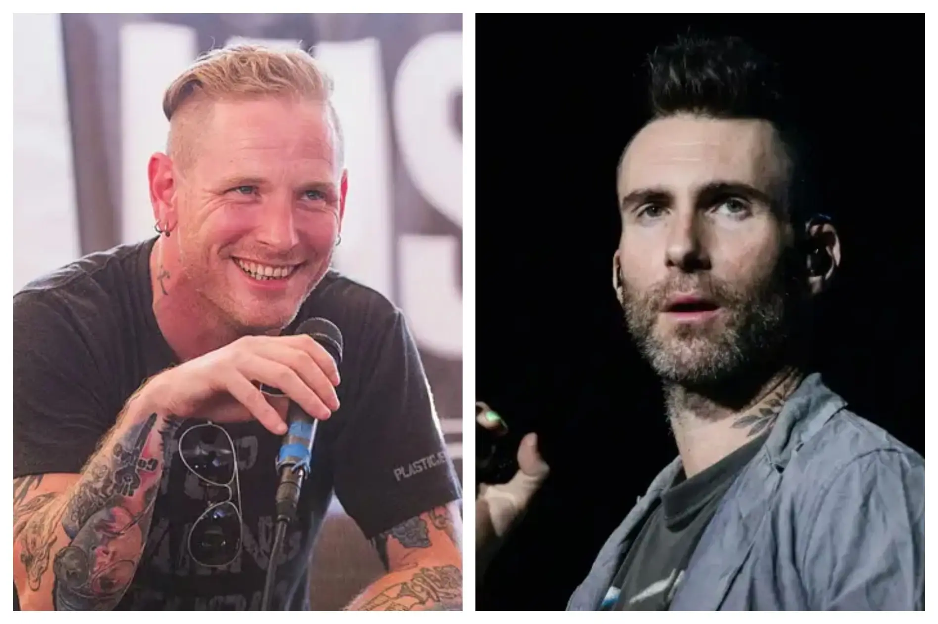 Corey Taylor e Adam Levine