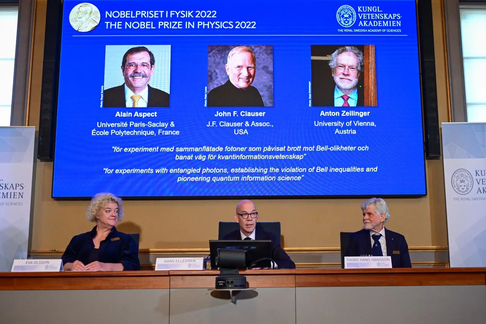 Prémio Nobel da Física de 2022 foi anunciado esta terça-feira, com três laureados que confirmaram a teoria quântica