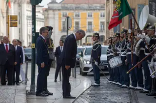 Moedas recebe o Presidente da República, no regresso das cerimónias do 5 de Outubro ao formato habitual