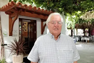 Ant´nio Camelo, o fundador do restaurante