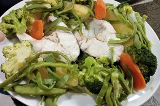 Robalo cozido