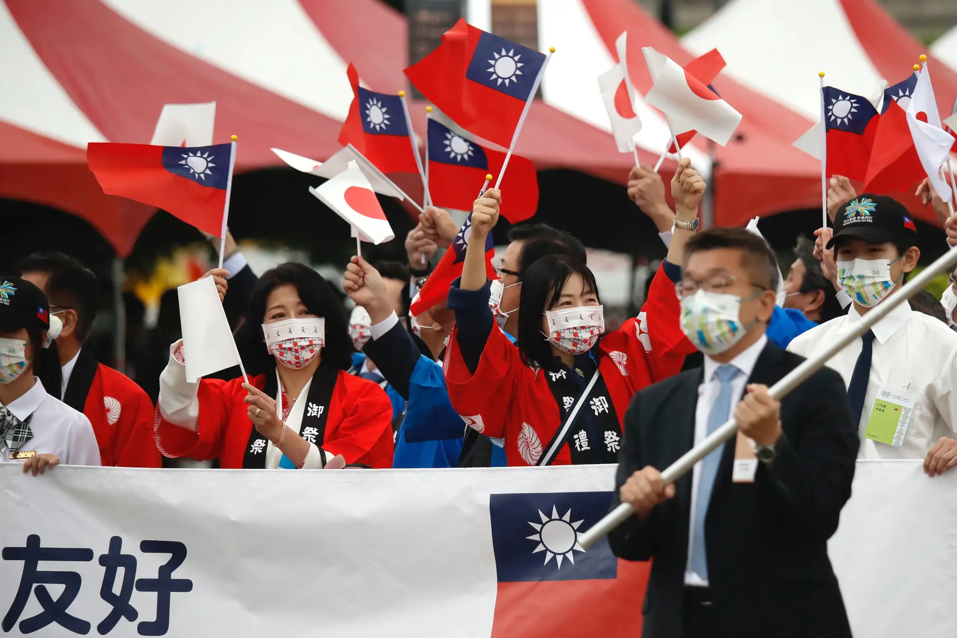 Celebração do dia nacional em Taiwan