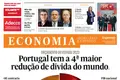 Portugal tem a 4ª maior redução de dívida do mundo