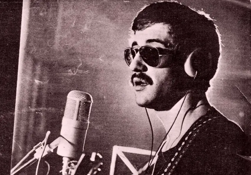 Rui Veloso na foto da capa do single de 'Chico Fininho'