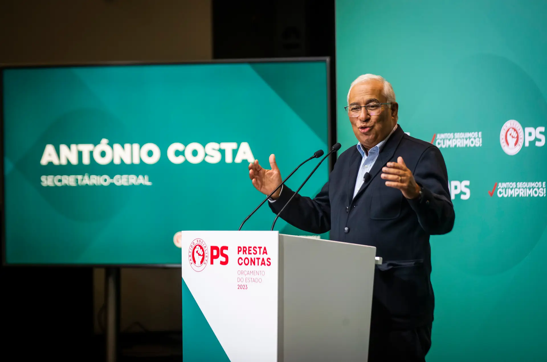 Costa explica legado que quer deixar em 11 anos de governação: emprego, recuperação de rendimentos e redução da dívida
