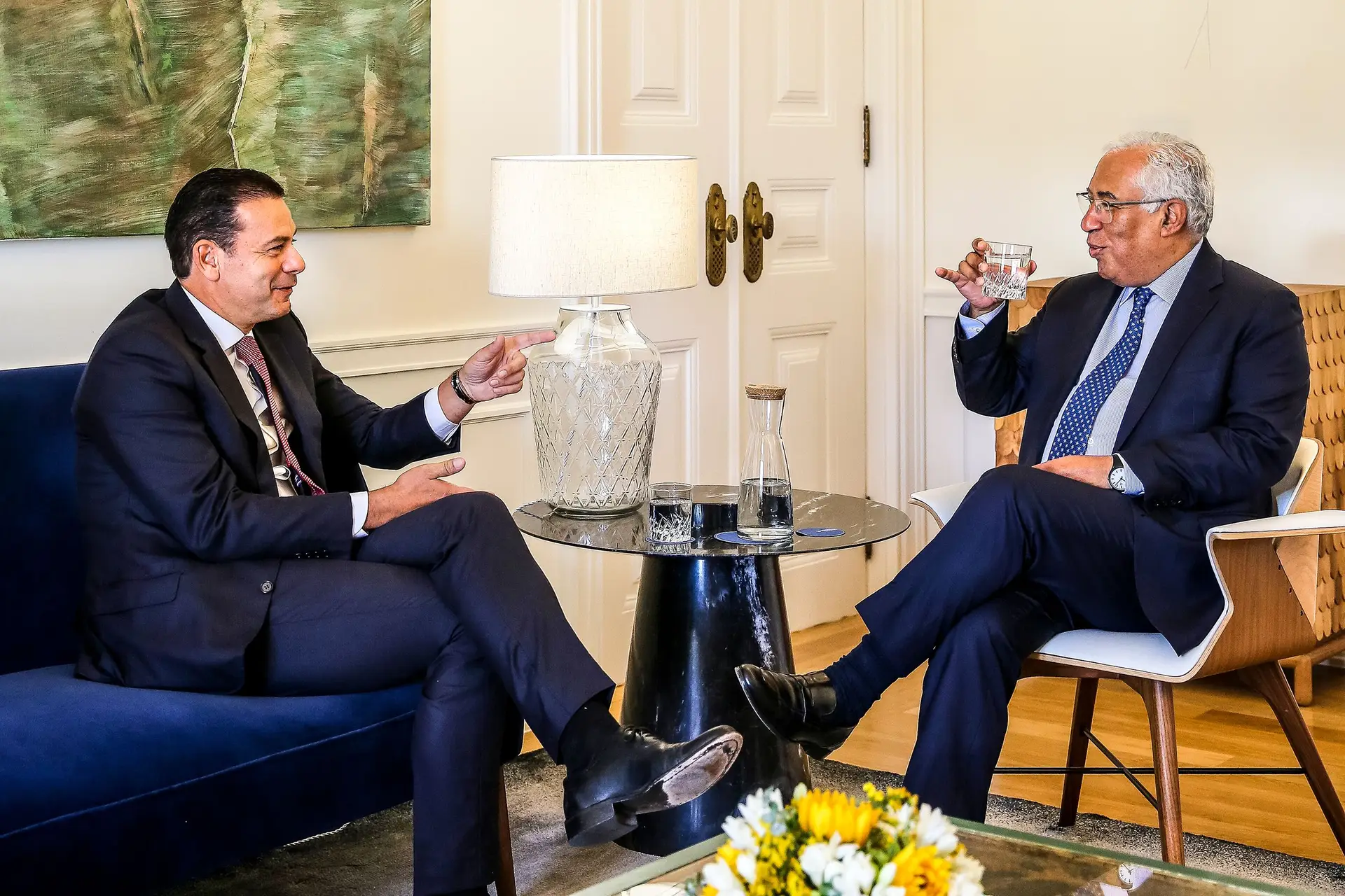 Montenegro e Costa na primeira reunião depois do início de funções do líder do PSD