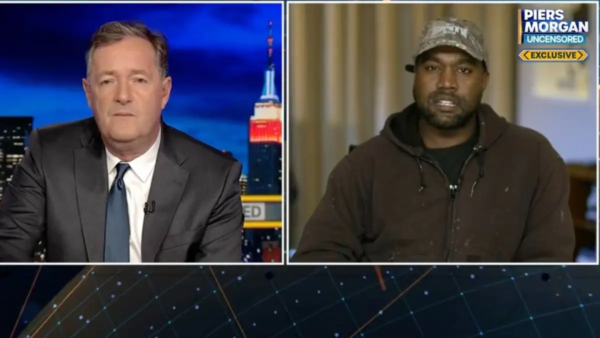 Kanye West declara: “Não estou arrependido” Piers Morgan contrapõe: “Mas deveria estar”