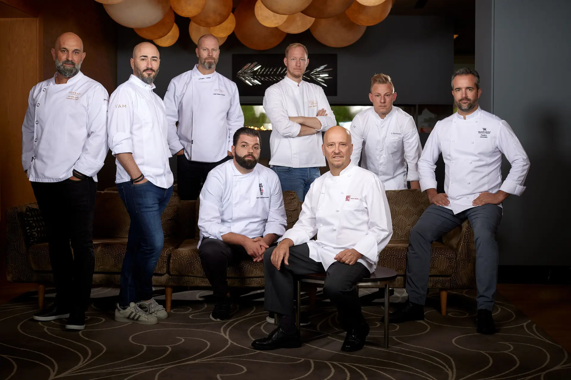 Chef Heinz Beck, Chef Sidney Schutte, Chef Liborio Buonocore, Chef Frederic Larquemin, Chef Artur Martinez, Chef Deni Srdoc, Chef Stefan Barnhusen, Chef Osvalde Silva